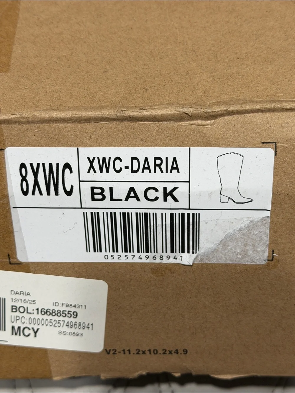 Journee Collection Black Daria Over-the-Knee Block Heel Boots